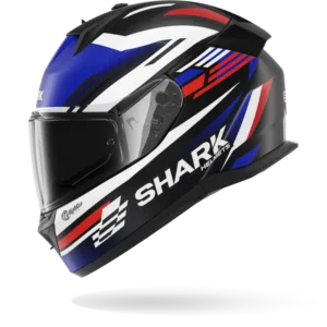 CASCO SHARK D-SKWAL 3 Firstlap Matte Black Blue Red