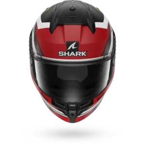 CASCO SHARK D-SKWAL 3 Firstlap Matte Black Red Green