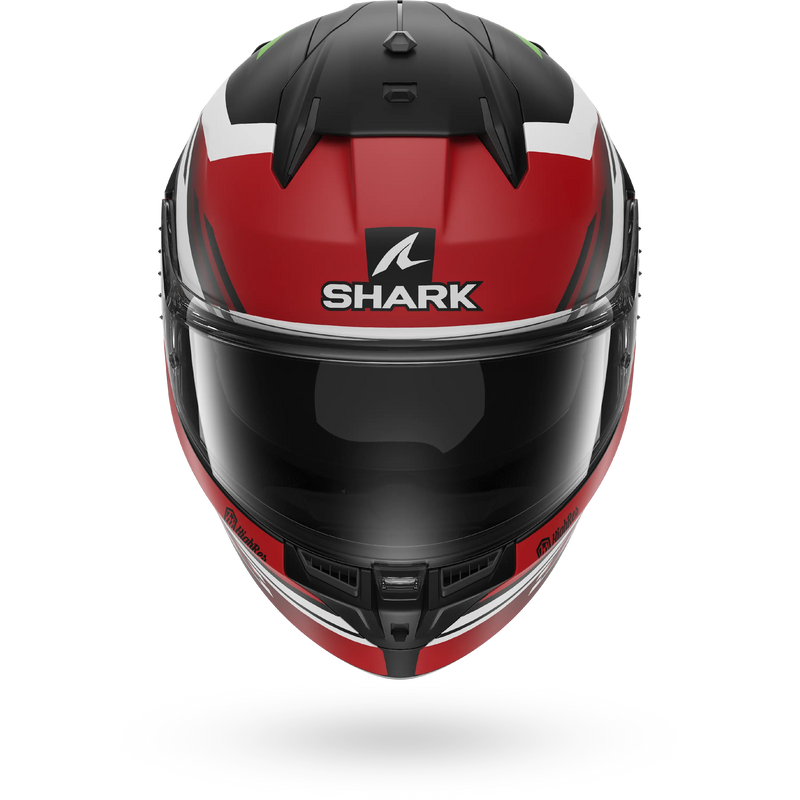CASCO SHARK D-SKWAL 3 Firstlap Matte Black Red Green