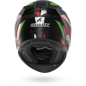 CASCO SHARK D-SKWAL 3 Firstlap Matte Black Red Green