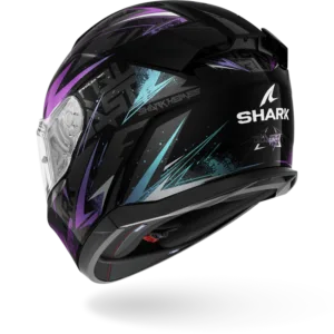 CASCO SHARK D-SKWAL 3 Blast-R Black Green Glitter