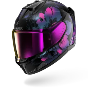 CASCO SHARK D-SKWAL 3 Mayfer Black Violet Glitter