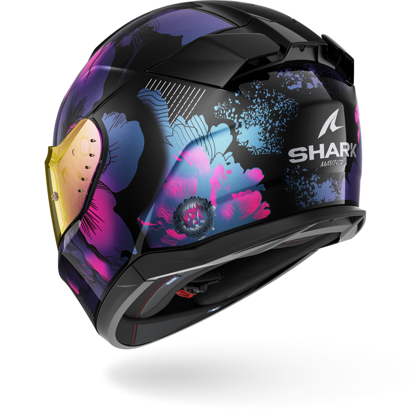 CASCO SHARK D-SKWAL 3 Mayfer Black Violet Glitter