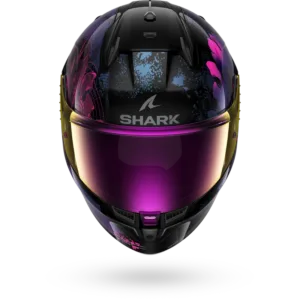 CASCO SHARK D-SKWAL 3 Mayfer Black Violet Glitter