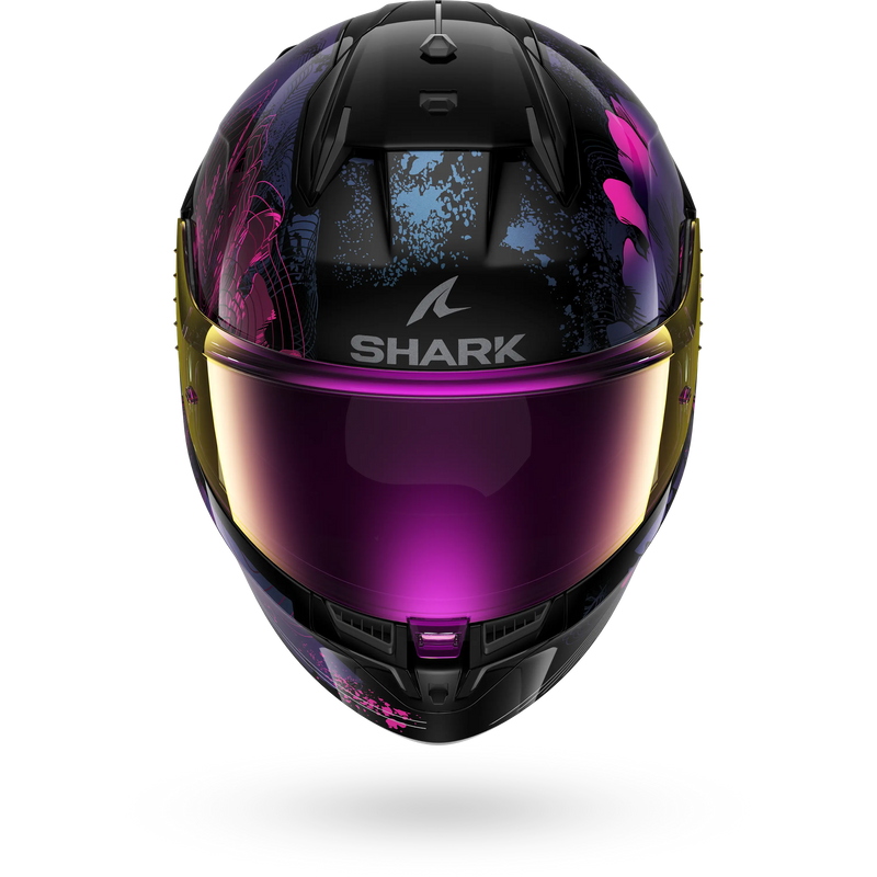 CASCO SHARK D-SKWAL 3 Mayfer Black Violet Glitter