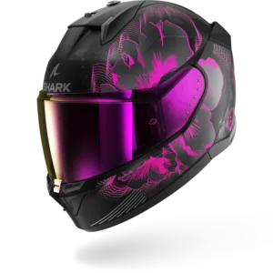 CASCO SHARK D-SKWAL 3 Mayfer Matte Black Violet Anthracite