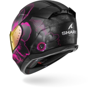 CASCO SHARK D-SKWAL 3 Mayfer Matte Black Violet Anthracite