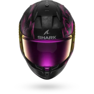 CASCO SHARK D-SKWAL 3 Mayfer Matte Black Violet Anthracite