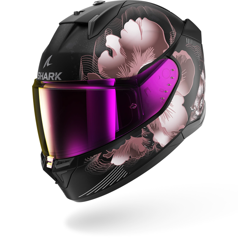 CASCO SHARK D-SKWAL 3 Mayfer Matte Black Violet Gold