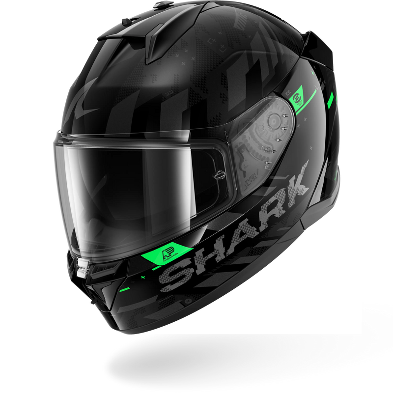 CASCO SHARK D-SKWAL 3 SKILFUL Black Anthracite Green