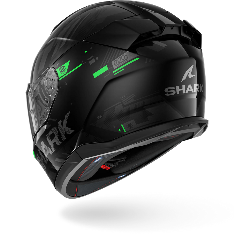 CASCO SHARK D-SKWAL 3 SKILFUL Black Anthracite Green
