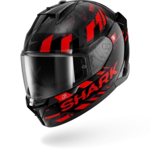 CASCO SHARK D-SKWAL 3 SKILFUL Black Red Red