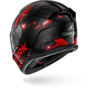 CASCO SHARK D-SKWAL 3 SKILFUL Black Red Red