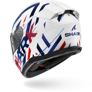 CASCO SHARK D-SKWAL 3 DASHED White Blue Red