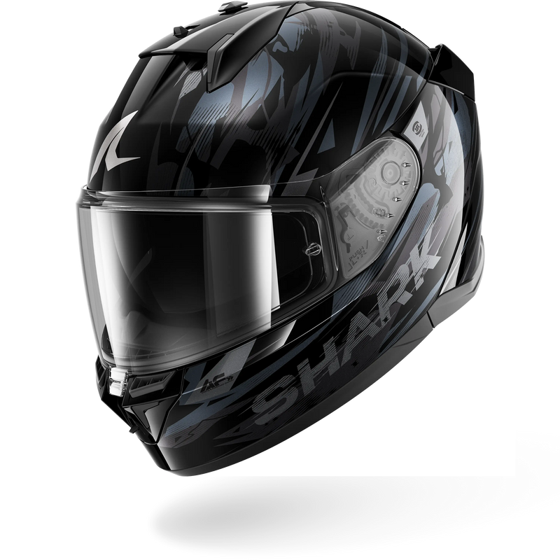 CASCO SHARK D-SKWAL 3 INKRIDER Black Anthracite Anthracite