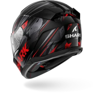 CASCO SHARK D-SKWAL 3 INKRIDER Black Anthracite Red