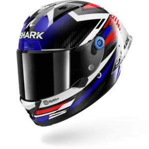 CASCO SHARK AERON GP FIM Firstlap Carbon Blue Red