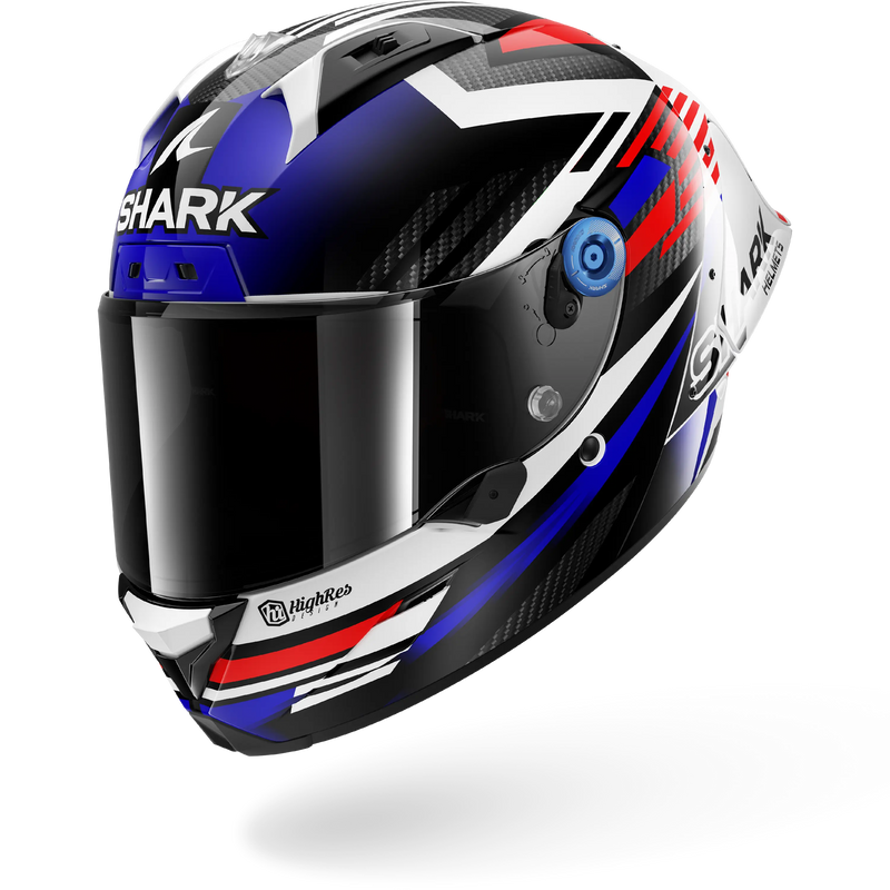 CASCO SHARK AERON GP FIM Firstlap Carbon Blue Red