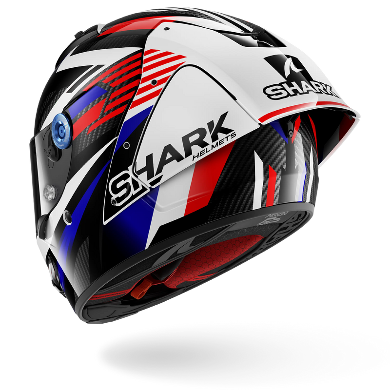 CASCO SHARK AERON GP FIM Firstlap Carbon Blue Red