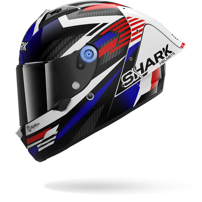 CASCO SHARK AERON GP FIM Firstlap Carbon Blue Red
