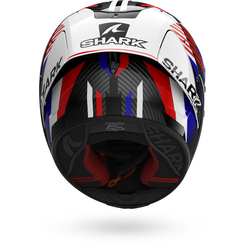 CASCO SHARK AERON GP FIM Firstlap Carbon Blue Red