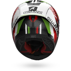 CASCO SHARK AERON GP FIM Firstlap Carbon Red Green