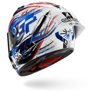 CASCO SHARK AERON GP FIM REPLICA ZARCO SIGNATURE White Black Blue