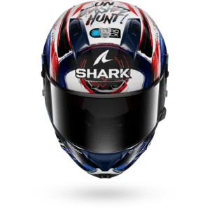 CASCO SHARK AERON GP FIM REPLICA ZARCO SIGNATURE White Black Blue