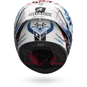 CASCO SHARK AERON GP FIM REPLICA ZARCO SIGNATURE White Black Blue