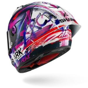 CASCO SHARK AERON GP FIM RACING #1 REPLICA ZARCO SIGNATURE Carbon White Violet