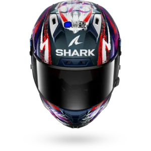 CASCO SHARK AERON GP FIM RACING #1 REPLICA ZARCO SIGNATURE Carbon White Violet