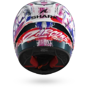 CASCO SHARK AERON GP FIM RACING #1 REPLICA ZARCO SIGNATURE Carbon White Violet