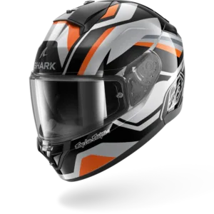 CASCO SHARK RIDILL 2 Apex Silver Black Orange