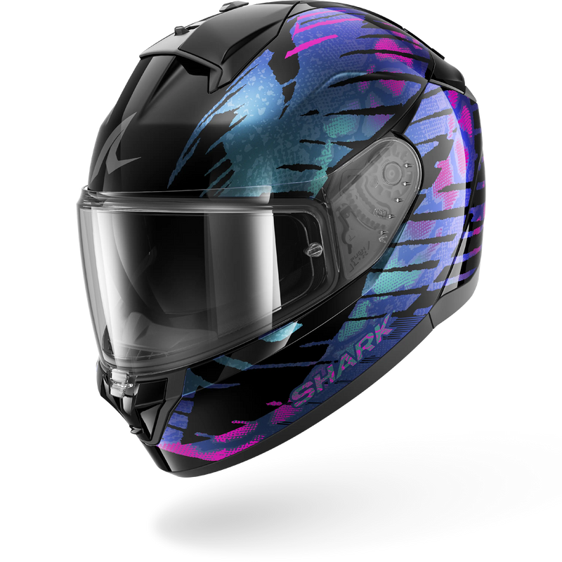 CASCO SHARK RIDILL 2 REPTAIA Black Violet Glitter