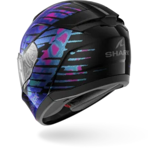 CASCO SHARK RIDILL 2 REPTAIA Black Violet Glitter