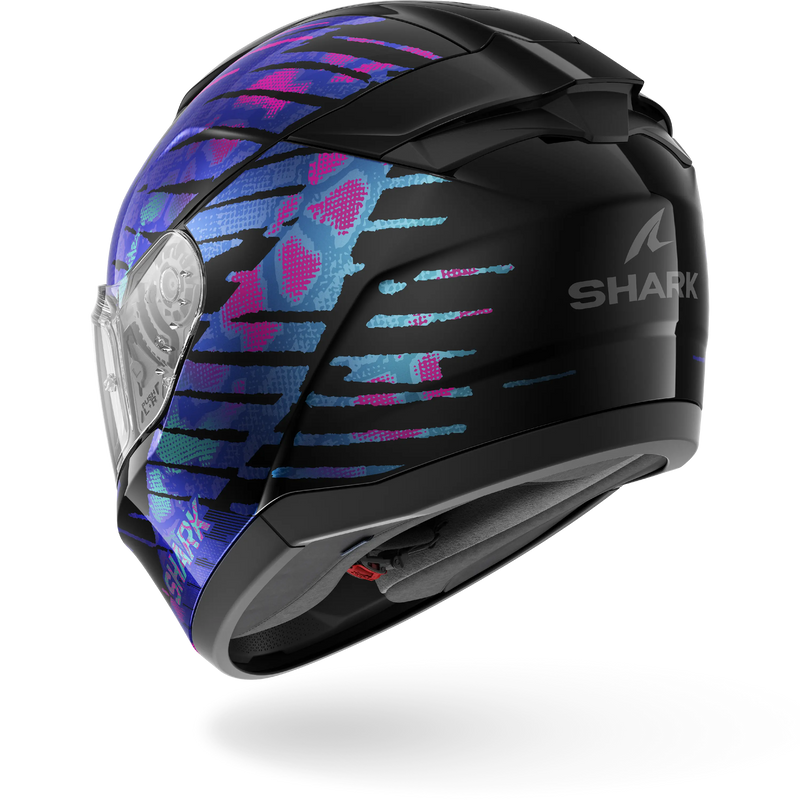 CASCO SHARK RIDILL 2 REPTAIA Black Violet Glitter