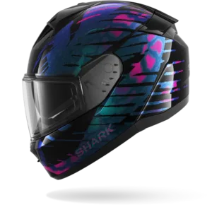 CASCO SHARK RIDILL 2 REPTAIA Black Violet Glitter
