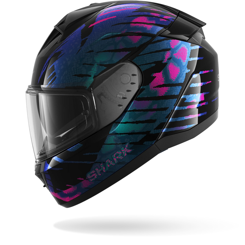 CASCO SHARK RIDILL 2 REPTAIA Black Violet Glitter