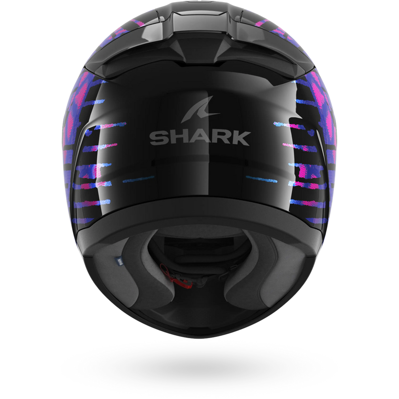 CASCO SHARK RIDILL 2 REPTAIA Black Violet Glitter