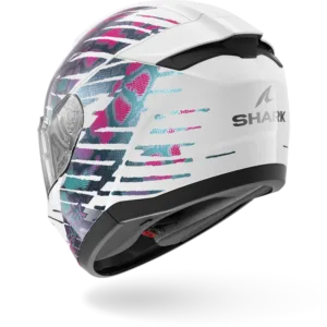 CASCO SHARK RIDILL 2 REPTAIA White Violet Cameleon