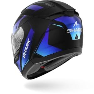 CASCO SHARK RIDILL 2 MEKARIUM Mat Black Blue Blue