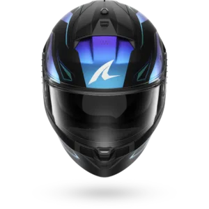 CASCO SHARK RIDILL 2 MEKARIUM Mat Black Blue Blue