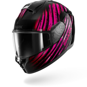 CASCO SHARK RIDILL 2 Assya Black Violet Violet