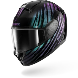 CASCO SHARK RIDILL 2 Assya Black Glitter Black