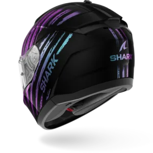 CASCO SHARK RIDILL 2 Assya Black Glitter Black