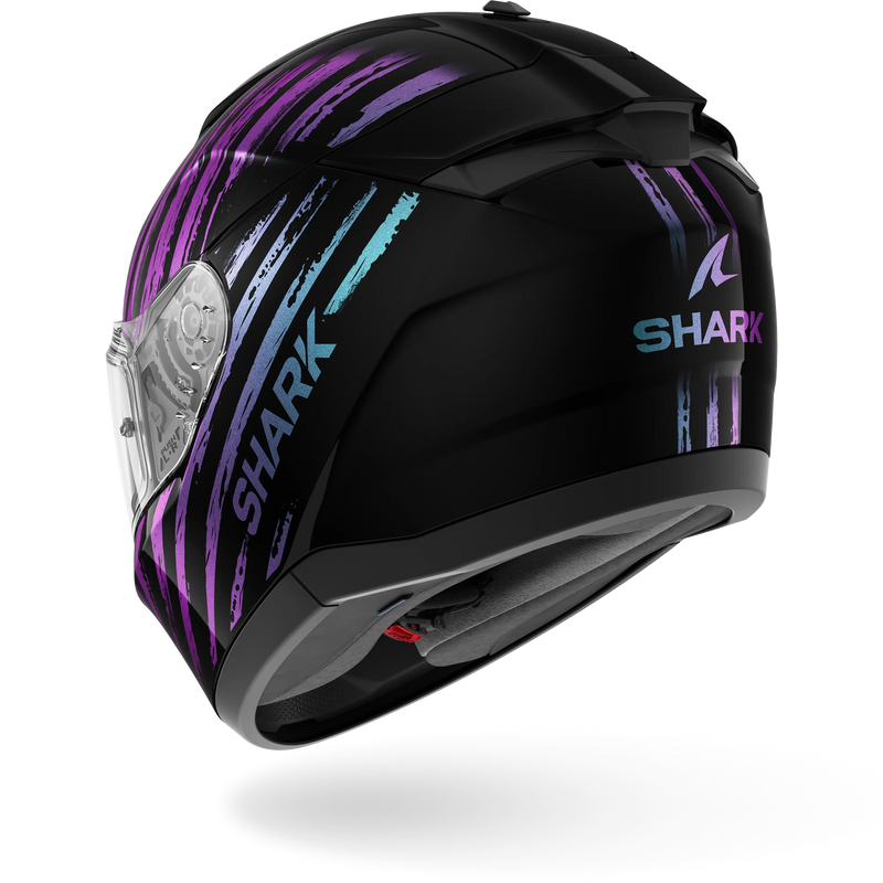 CASCO SHARK RIDILL 2 Assya Black Glitter Black