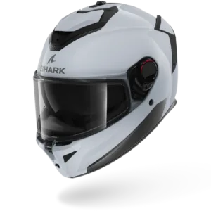 CASCO SHARK SPARTAN GT PRO CARBON Blank Light White Glossy