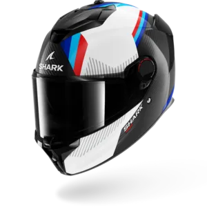 CASCO SHARK SPARTAN GT PRO CARBON Dokhta Carbon White Blue