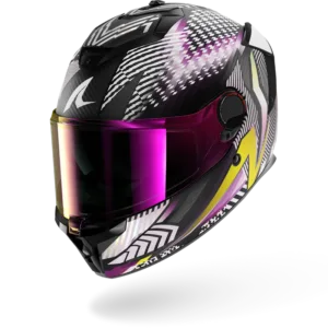 CASCO SHARK SPARTAN GT PRO CARBON STHYR Mat Carbon Violet Chrom