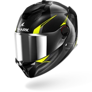 CASCO SHARK SPARTAN GT PRO CARBON Kultram Carbon Black Yellow